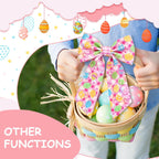 2Pcs Boxwood Wreath Sash Collection for Front Door: Perfect Spring, Easter, Valentines Decor with Elements Detailing, Water Proof, No Fading, No Fear of Sun, Rain, Wind, Specially Designed for Outdoor