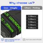 Aolamegs 6.5 Grendel/6.5X39mm Magazine Marking Band 6 Pack