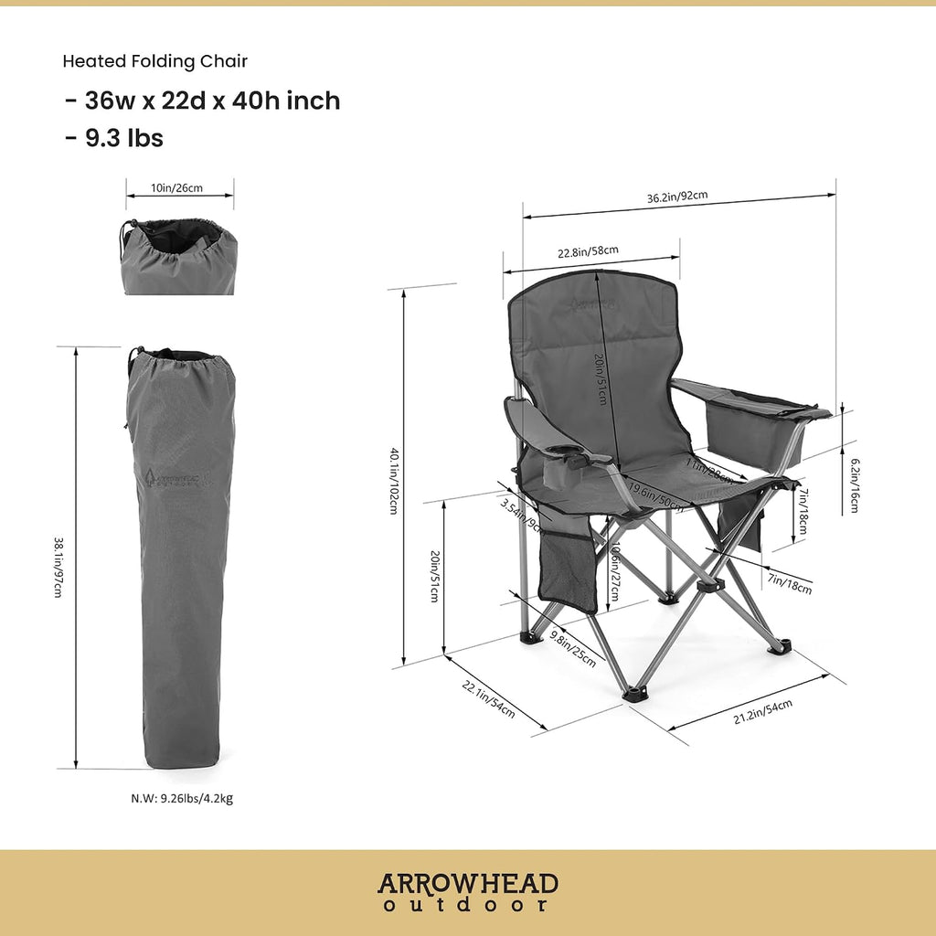 Folding Hammock Chair, Heavy Duty Camping Seat | Removable Footrest, Padded Comfort, and 300lb Capacity, Beach, Tailgating, Fishing, Patio, Hunting, Backyard, Picnic, Lawn