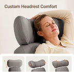 MAMAZING Lullapod Max Power Nursery Rocking Chair with Independent Recline & Footrest, Swivel Nursery Recliner Glider with Electric Adjustable Armrests, Silent Rocking, Oeko-TEX Certified