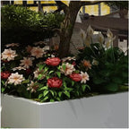 Planter Box with Bench Outdoor Flower Boxes Leisure Chairs Terraces Parks Courtyards Benches Beds