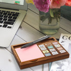 Note to Self Mental Health Motivational Sticky Note Holder Gifts for Therapy Therapist School Counselor Women Men Psychologist Positive Vibes Awareness Self-Stick Note Pad Holders ZSS34
