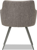Alera Captain Series Guest Chair, Gray Tweed