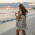 Aesthetic Inspirational Gift Tote Bag, Gifts for Grandma Mom Friend Canvas Bag with Inner Pocket