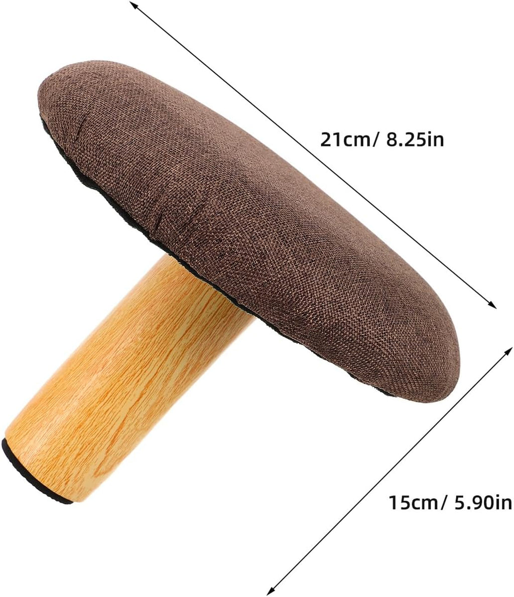 VANZACK Ergonomic Wooden Kneeling Stool for Posture Correction Balance and Core Strength Improvement Comfortable Office and Home Duck Sitting Bench for Reading and Relaxing