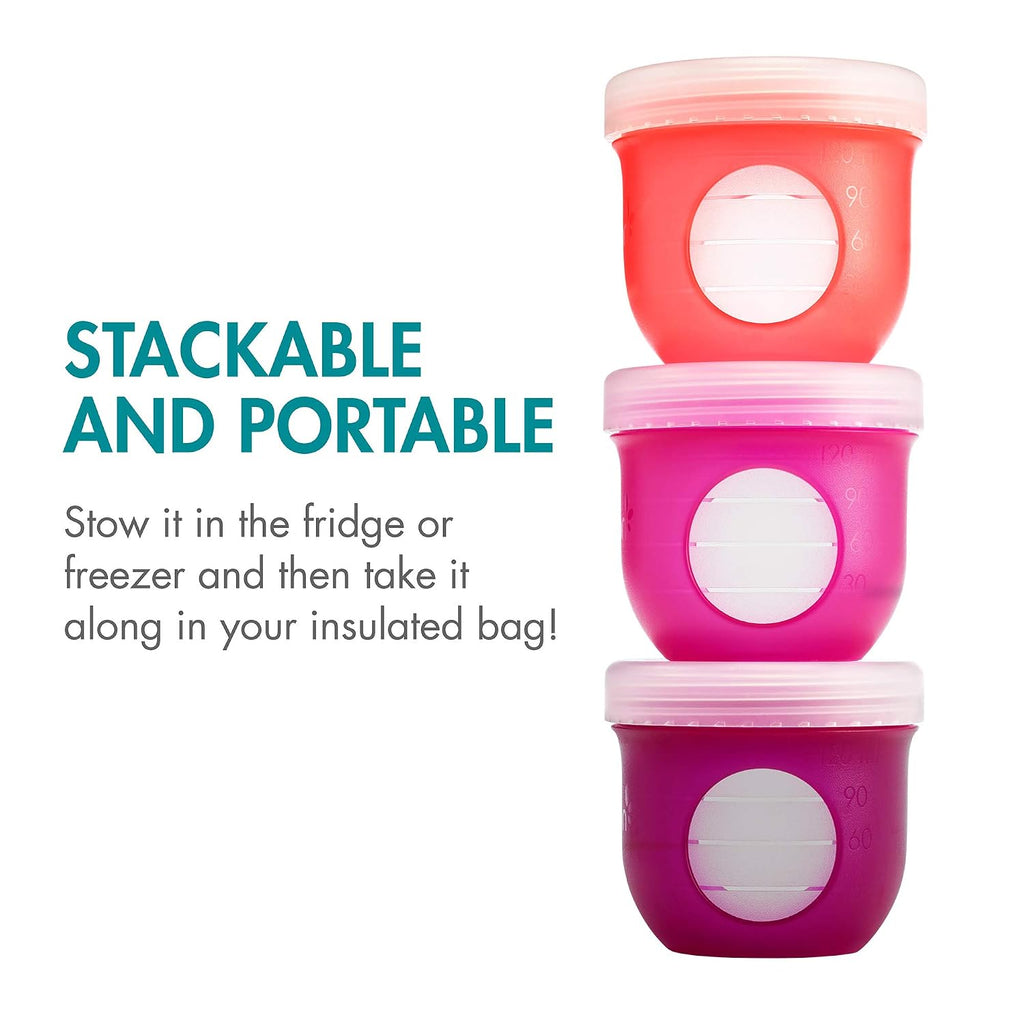 Boon Nursh Breast Milk Storage Lids - Made for Boon Nursh Bottles - Lids for Formula Travel Container - Breastfeeding Essentials and Baby Feeding Supplies - 3 Count