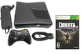 Xbox Microsoft 360 S Slim Console Bundle + Omerta: City of Gangsters Video Game | 4GB Black System with 1x Wireless Controller, HDMI & Power Adapter | Ready to Play Gaming Kit (Renewed)