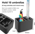 Umbrella Stand Rack Umbrella Holder with Drip Tray for Entryway Corner Home Office Decor Space Saving Organizer Stored 10 Umbrellas