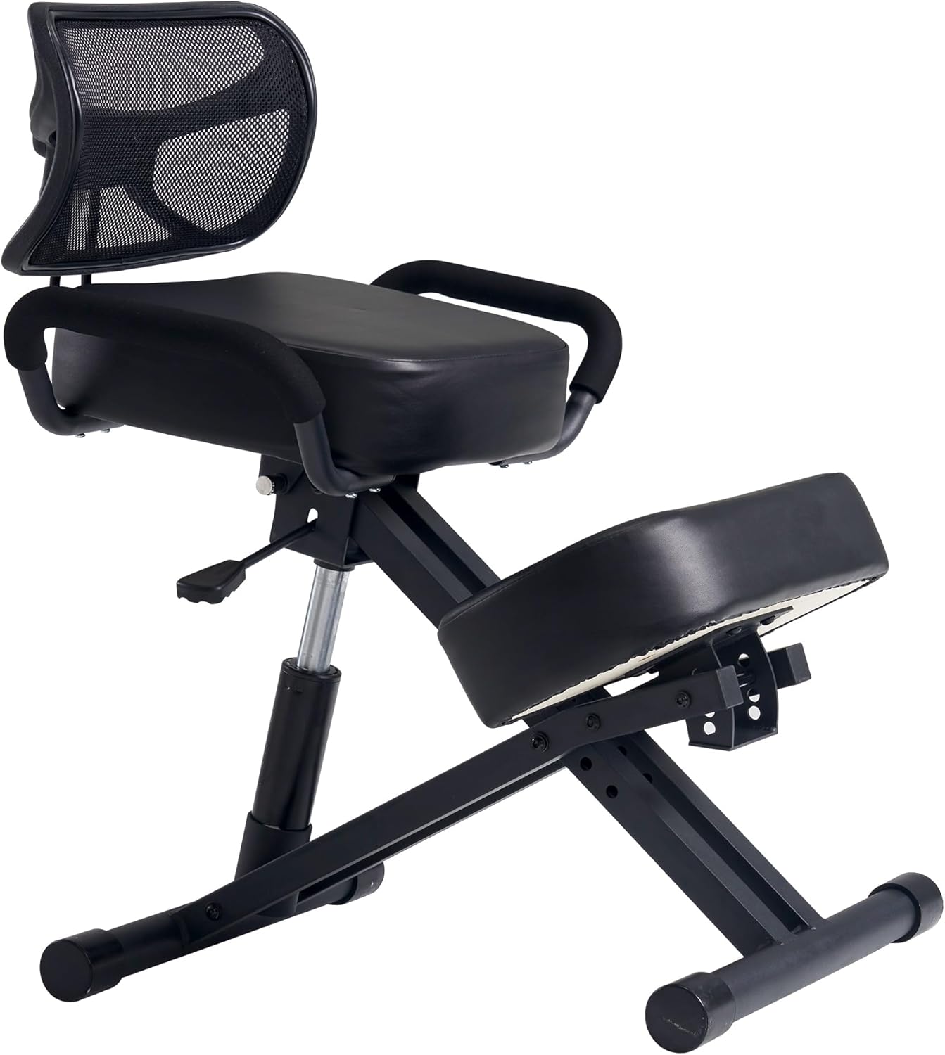 Master Massage Ergonomic Kneeling Chair with Back Support for Office -Posture Chair with Angled Seat and Backrest for Home and Office-Posture Correction Stool-Improve Your Posture