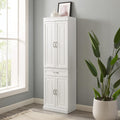 HomeStock White Modular Pantry Cabinet - Kitchen Storage Organizer