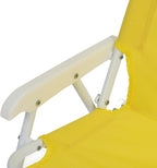 Semme Childs Beach Chair Kids Chair with Umb S Folding Beach with Umbrella Portable Outdoor Sand for Kids Ideal for Vacations Picnics Parties Extra Large Size Yellow (Yellow)