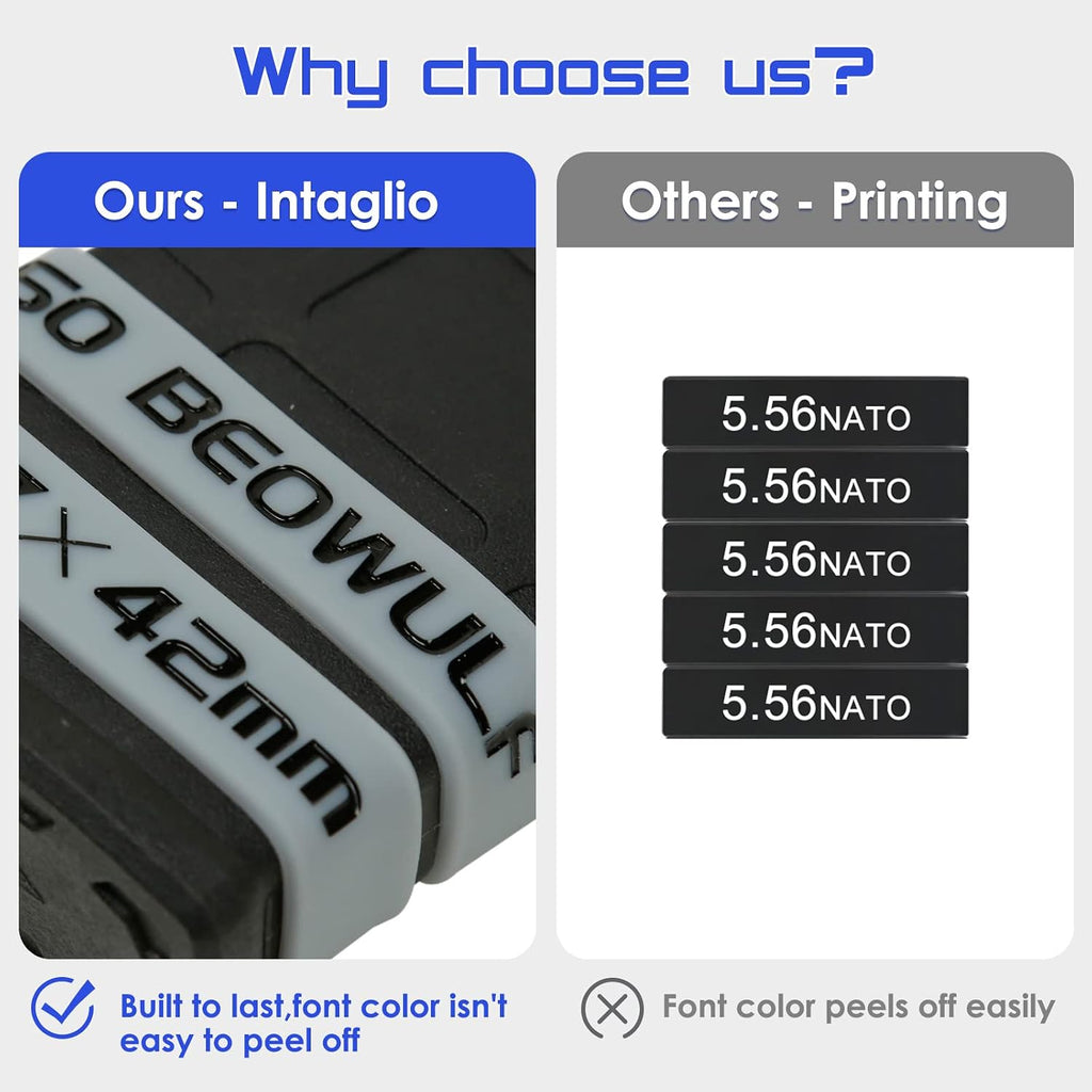 Aolamegs 50 Beowulf /12.7x42mm Magazine Marking Band 6 Pack