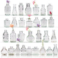 80 Pcs Bud Vase Set, Vases for Centerpieces, Cute Glass Bud Vases in Bulk, Small Vases for Flowers, Clear Vase Set for Wedding Decorations, Home Table Flower Décor