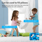 10lbs Bean Bag Filler, Pillow Bean Bag Stuffing Filling, Shredded Memory Foam Filling, Punching Bag Filler, Foam Refill for Pouf/Ottoman Stuffing/Couch/Boxing Bag, Added Gel Particles