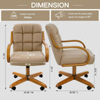 Chromcraft 4-Piece Swivel Tilt Dining Chair Set with Casters – Comfortable Upholstered Seating for Home Kitchens