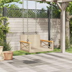 Patio Swing Bench Beige,Modern Outdoor Swing Chair with Style – for Gardens and Patios Patio Furniture