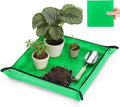26.8"x26.8" Super Thick Repotting Mat for Indoor Plants - Tear-Resistant, Foldable, Double-Sided Waterproof Potting Mat for Mess-Free Indoor Gardening