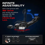 RESPAWN 110 Pro Ergonomic Gaming Chair with Footrest for Adults - Comfortable Office Gaming Recliner with Lumbar Support and Headrest, Racing Style Video Game Chairs for Computer Gamer - Black