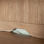 Sauder Rollingwood Engineered Wood Library Hutch in Brushed Oak Finish
