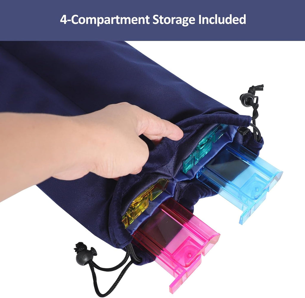 TIASUSAN Mahjong Rack Bag(Empty Bag), Mahjong Accessory for Storage Mahjong Racks and Pushers, Fits All Types of Racks