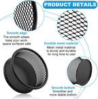2 Pack Mesh Paper Clip Holder,Paperclip Holders for Desk Binder Wire Mesh Bowls,Paper Clips Holder for Desk,Paper Clip Dispenser,Paper Clip Organizer Office ﻿