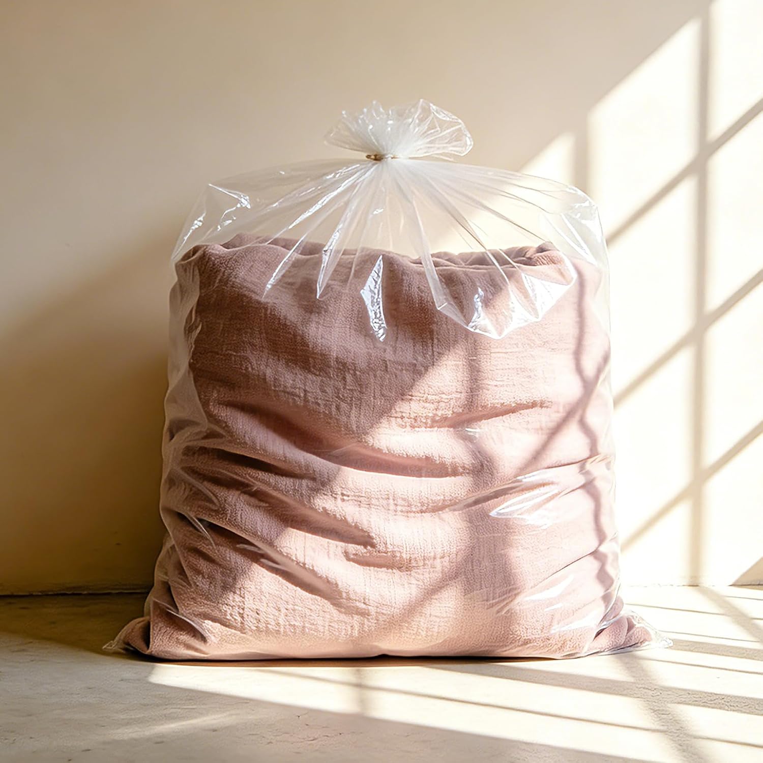 32x42 Inches Large Clear Plastic Storage Bags,Big Giant Jumbo Huge Plastic Storage Bags for Blanket, Duvets, Pillows, Comforters and More 5 Pieces