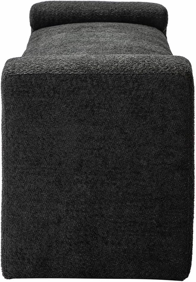 Severin Upholstered Bench-Black