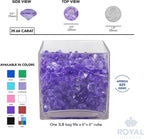 Royal Imports Acrylic Diamonds Gemstones, Crystals Rocks, Vase Fillers Party Table Scatter Wedding Banquet Event Party Crafts - 3 LBS (approx 450 gems) - Green