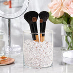Fake Ice Cubes,100 Pcs Clear Rocks for Vases,17 * 22 mm Plastic Diamonds,Plastic Ice Cubes Clear Beads for Vases