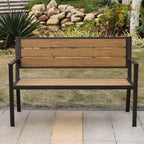 Patio Benches for Outdoors Garden Bench Outdoor Leisure Stool Home Commercial Park Seat Chair Double Garden Benches for Outdoors