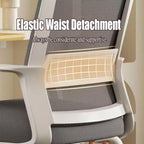 Ergonomic Office Chair with Mesh Back, Office Chairs with Lumbar Support, Computer Desk Chair for Home, Study or Work (White, 1PK)