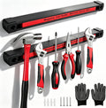 HOMEBEST Double Sided Magnetic Tool Holder, 12 Inch Magnetic Tool Bar 2 Pack, 110LB/50KG Max Magnetic Suction, Heavy Duty Garage Tool Organizer for Workshop, Tool Chest, Shed, Jobsite