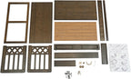 Altar Table with Drawer, Altar Shelf & Meditation Table for Spiritual, Bamboo Puja Table for Home, Buddha Statues, Books, Ritual Items (20.4" W x 9.8" D x 11" H, Walnut Color)