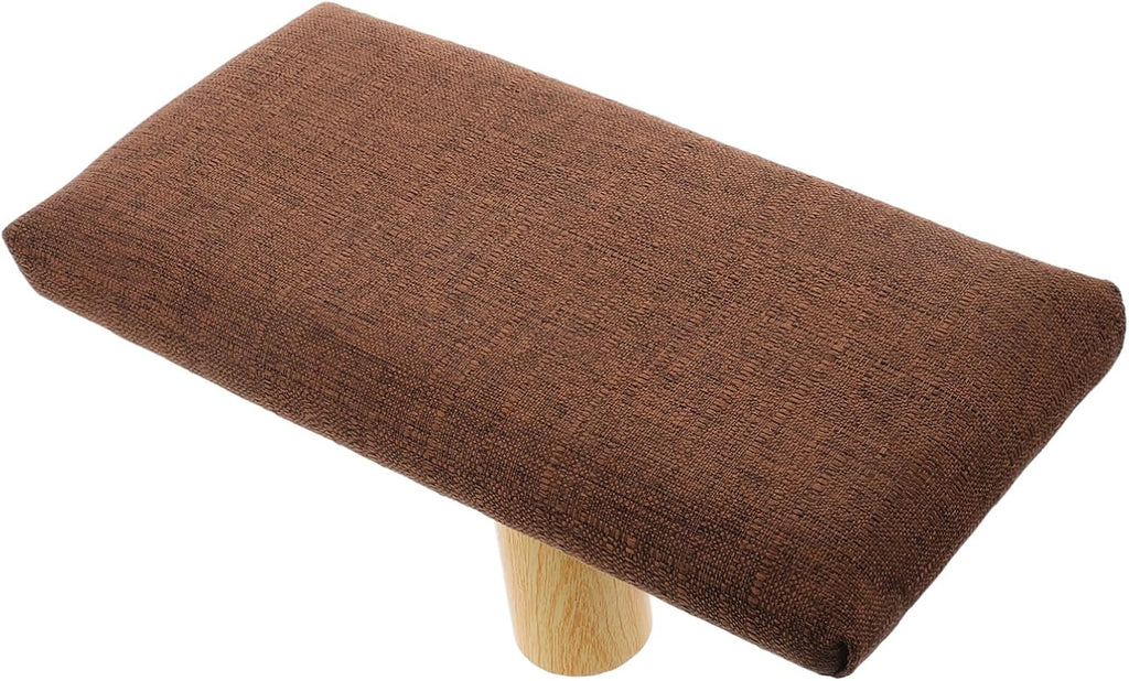 TOYANDONA Wooden Bench with Cushion Small Portable Seat Stool Under 150cm Height Zen Prayer Chair for Home and Studio Use