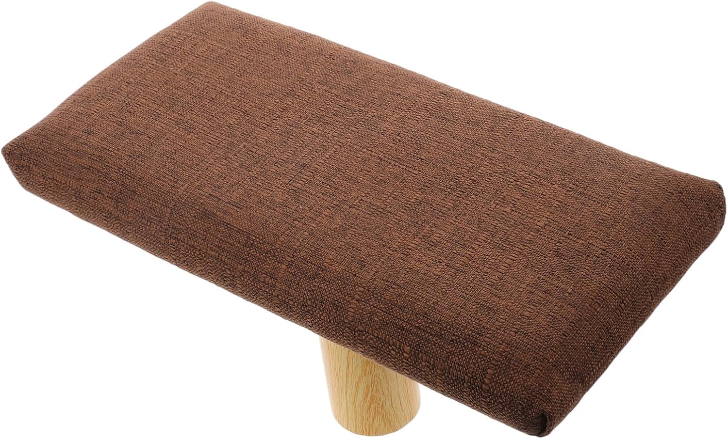TOYANDONA Wooden Bench with Cushion Small Portable Seat Stool Under 150cm Height Zen Prayer Chair for Home and Studio Use