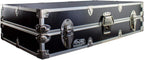 C&N Footlockers College Dorm Room Under Bed - The Slim Lockable Trunk - 32 x 18 x 8.25 Inches