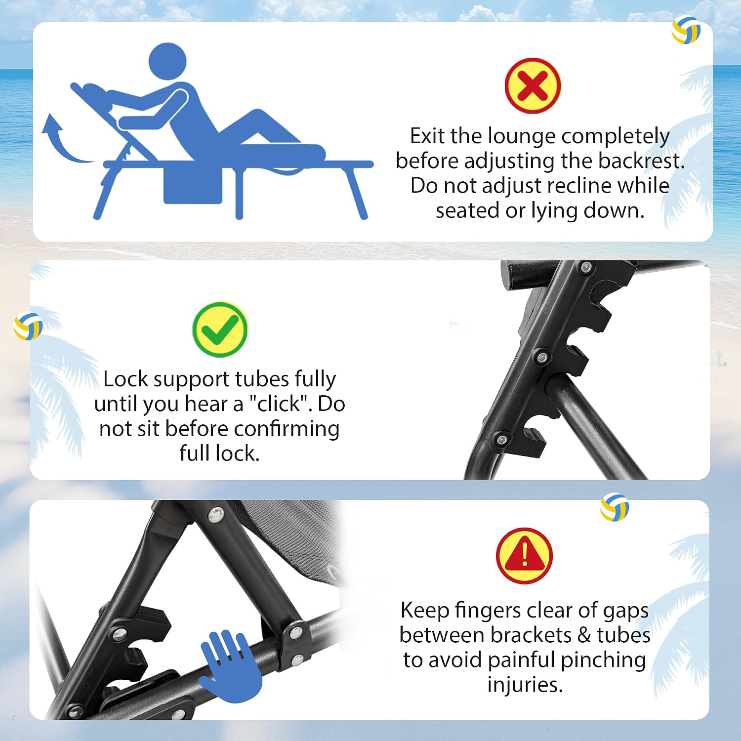 Flamaker Oversize Face Down Chaise Lounge Chair | 27 Inch Wide Foldable Outdoor Patio Chair, 5-Position Adjustable Tanning Chair with Face& Arm Holes (Grey, 1 Pcs)