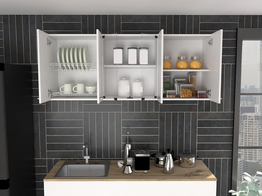 Modern Wall Cabinet, Four Interior Shelves, for Kitchen Dining Room,for Kitchen Home