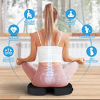 TushGuard Seat Cushion, Office Chair Cushions, Car Seat Cushion, Non-Slip Sciatica & Back Coccyx Tailbone Pain Relief Chair Pad, Memory Foam Butt Pillow for Computer Desk, Office Chair(Black, XXL)