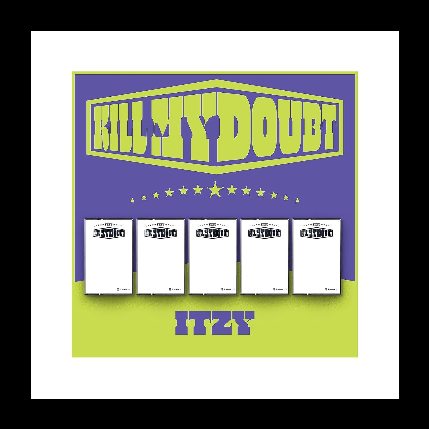 ITZY KILL MY DOUBT 7th Mini Album Cassette Tape YUNA Version Case+1ea Cassette Tape+Booklet+1p PhotoCard+1ea Deco Sticker+Tracking Sealed