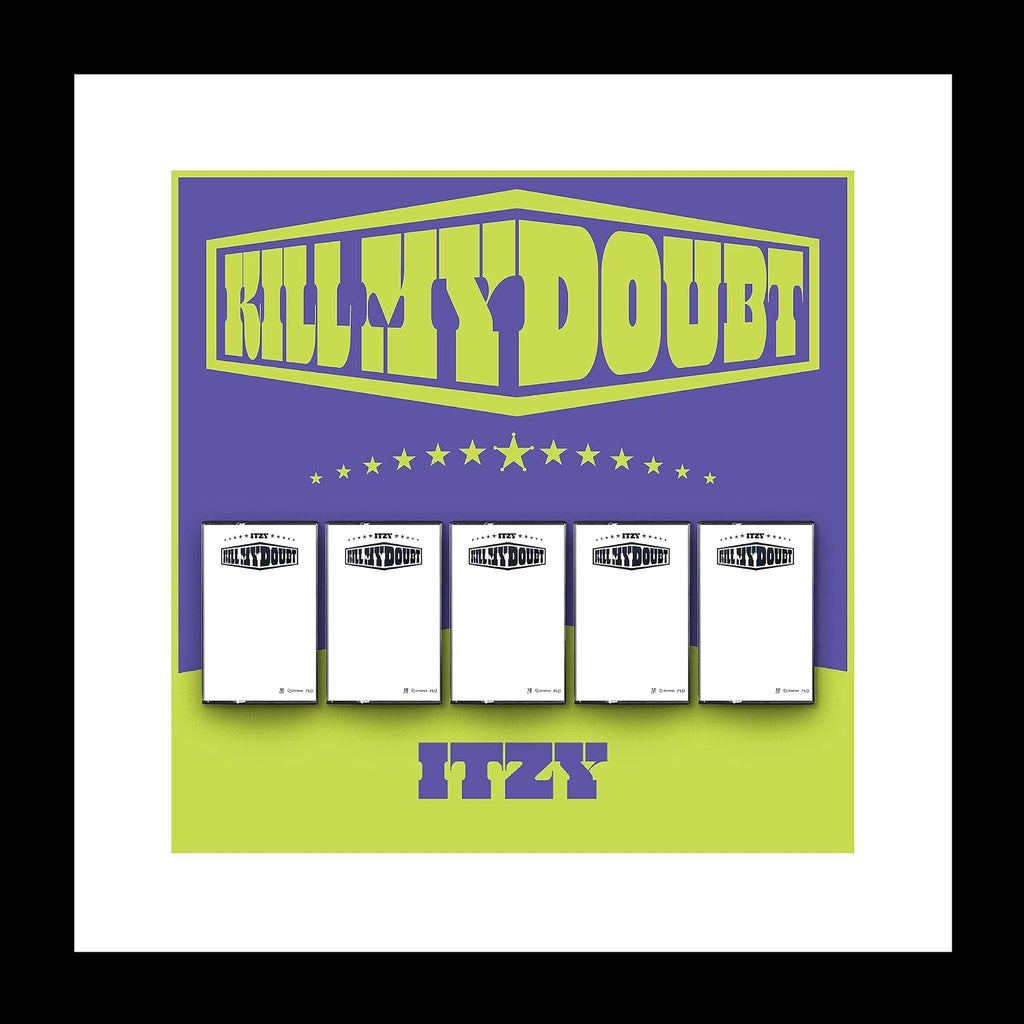 ITZY KILL MY DOUBT 7th Mini Album Cassette Tape 5 Version SET Case+1ea Cassette Tape+Booklet+1p PhotoCard+1ea Deco Sticker+Tracking Sealed