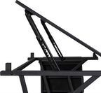 Topeakmart Height Adjustable Drafting Table Art Craft Desk Work Station Hobby Design Studio Tiltable Tabletop Drawing Desk with Stool & Storage Drawers