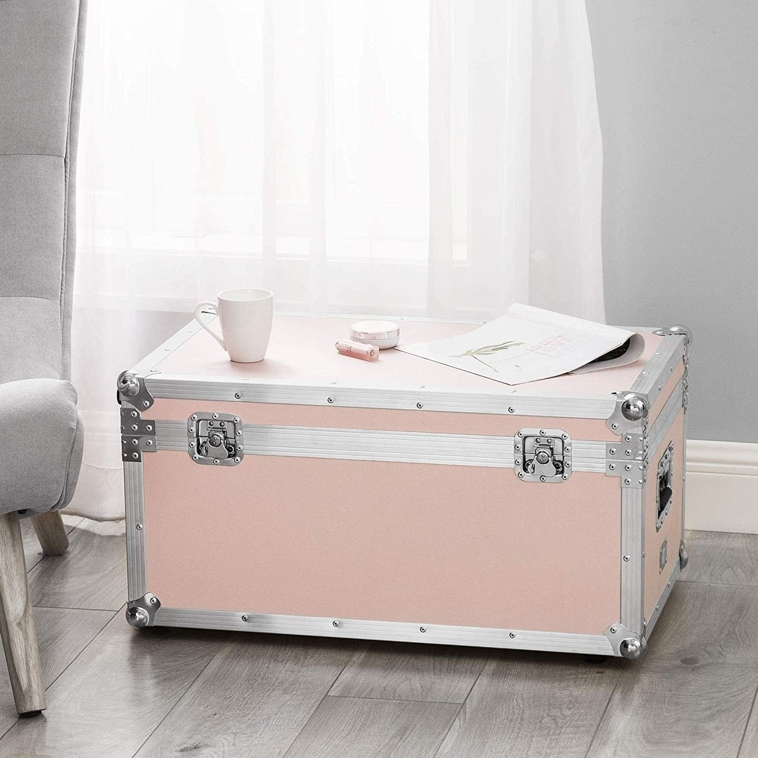 DormCo VIN Armored Trunks - Rose Quartz