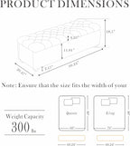 Aoiy & Wifon 60.2'' W Storage Ottoman Bench, Chenille Upholstered Ottoman with Storage, End of Bed Storage Bench with Wood Legs for Bedroom, Entryway, Window, Living Room, Taupe