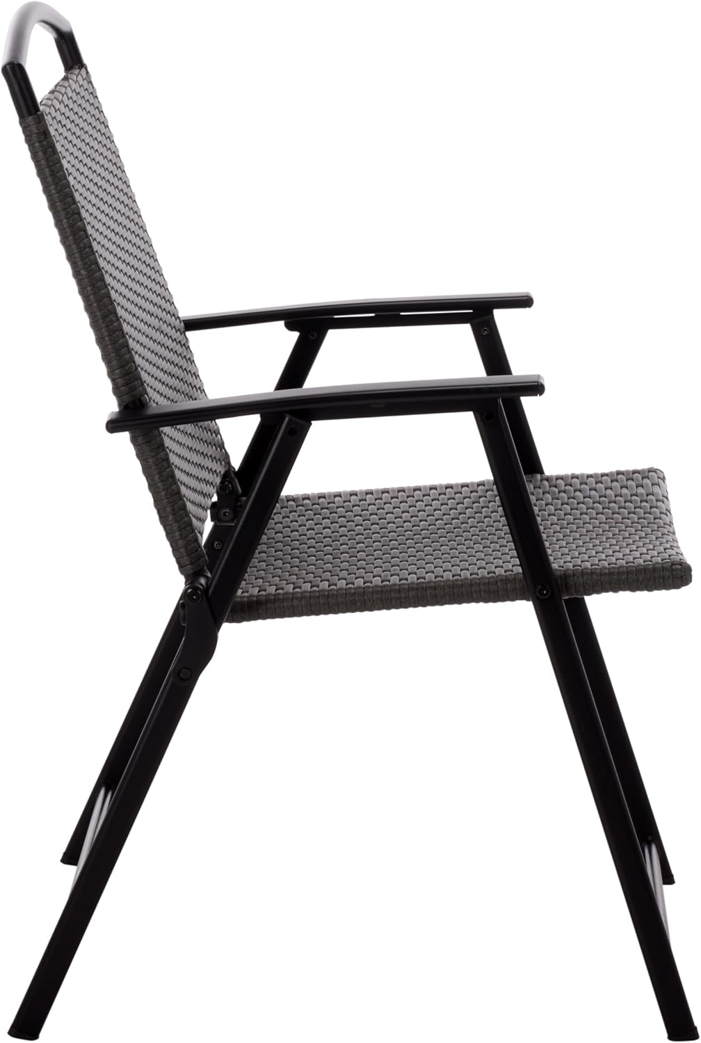 SAFAVIEH Outdoor Patio Furniture Collection – Dory Rattan Weave Folding Chair (PAT6902)