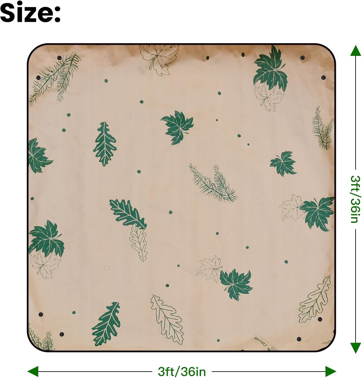 2PCS 3x3FT Repotting Mat for Indoor Plants, Heavy Duty Thickened Gardening Mat, Waterproof Plant Transplanting Potting Tray Foldable