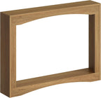 YATINEY Narrow Console Table, 5.9'' Thin Entryway Table, Behind Couch Table for Small Spaces, Small Farmhouse Hallway Table, for Living Room, Hallway, Foyer, Light Walnut CT19VV