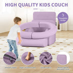 Modular Kids Play Couch (Small, Blueberry)