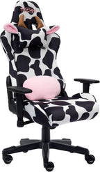 Techni Sport Black Cow Gaming Chair