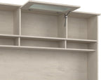 Bush Furniture L Shaped Desk with Hutch, 5 Shelf Bookcase and Lateral File Cabinet | Cabot Collection Corner Computer Table with Storage and Bookshelf | 60Wx23DX37W